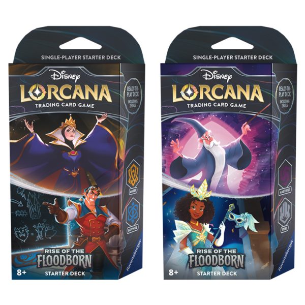 Pre-Order Disney Lorcana TCG: Rise of the Floodborn Starter Decks Set
