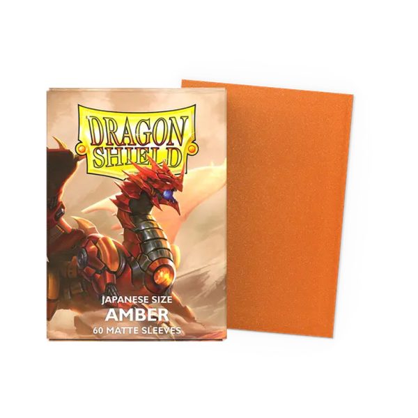 Dragon Shield 60ct Japanese Size Matte Amber
