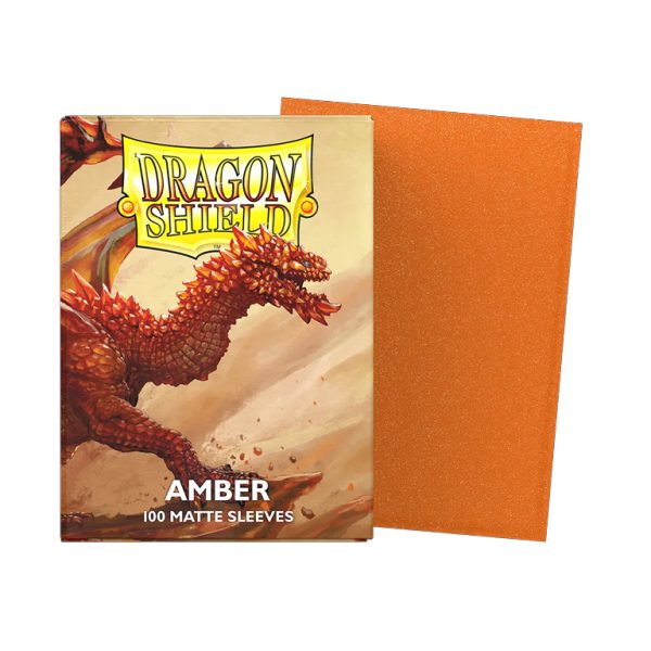 Dragon Shield 100ct Standard Size Matte Amber