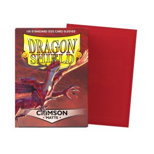 Dragon Shield 100ct Standard Size Matte Crimson