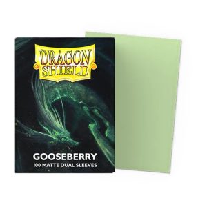 Dragon Shield 100ct Standard Size Matte Dual Gooseberry