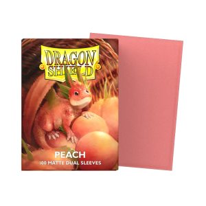 Dragon Shield 100ct Standard Size Matte Dual Peach