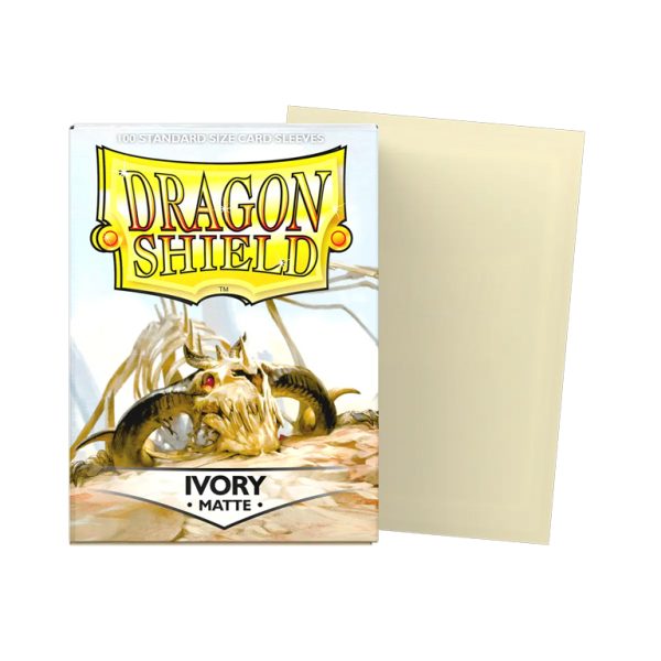 Dragon Shield 100ct Standard Size Matte Ivory