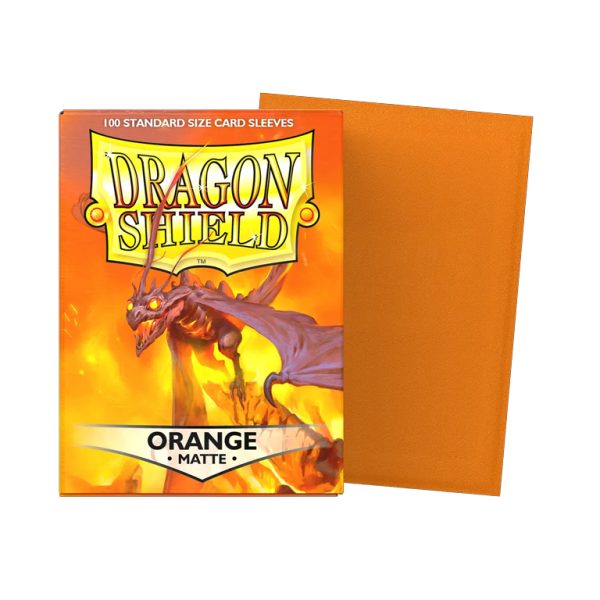 Dragon Shield 100ct Standard Size Matte Orange