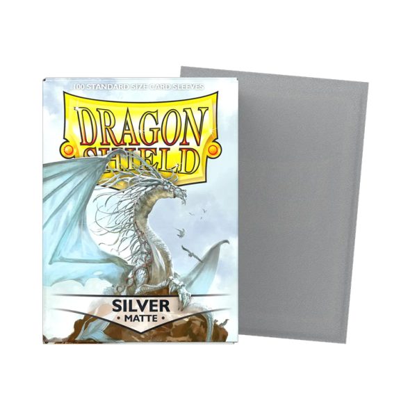 Dragon Shield 100ct Standard Size Matte Silver