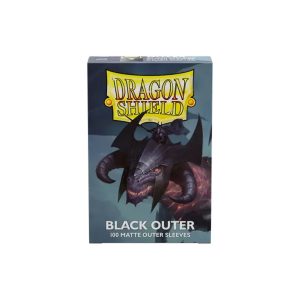 Dragon Shield 100ct Standard Size Matte Outer Black