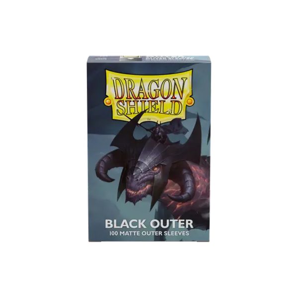 Dragon Shield 100ct Standard Size Matte Outer Black