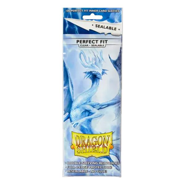 Dragon Shield 100ct Standard Size Perfect fit Sealable Clear