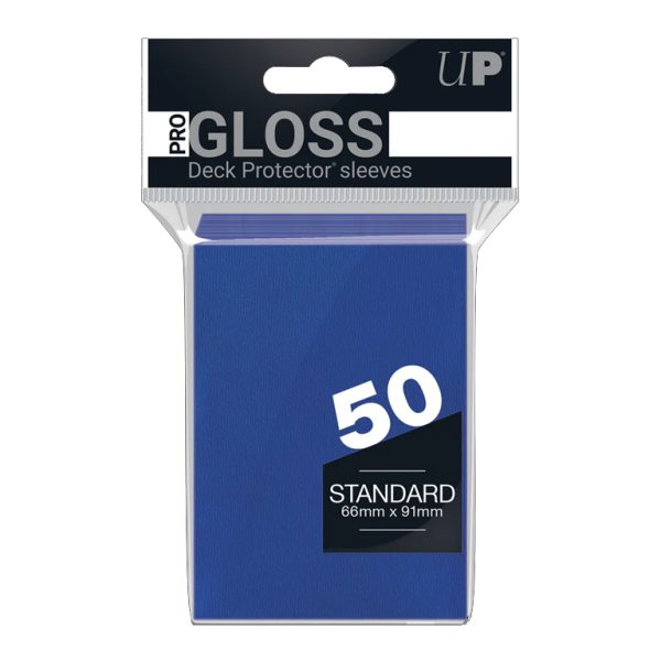 Ultra PRO Gloss Standard Deck Protector Sleeves Blue