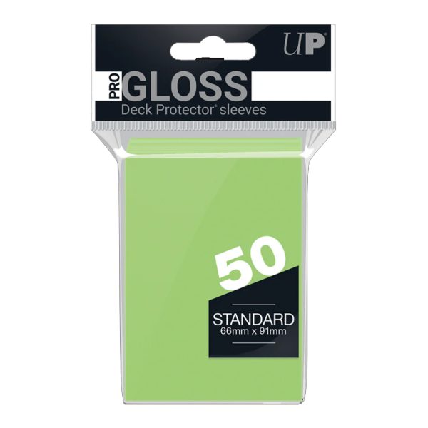 Ultra PRO Gloss Standard Deck Protector Sleeves Lime Green