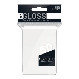Ultra PRO Gloss Standard Deck Protector Sleeves White