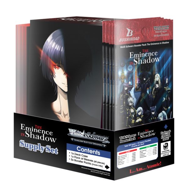 Weiss Schwarz (English Edition) Supply Set The Eminence in Shadow [WSE-EIS-SX07-SS]