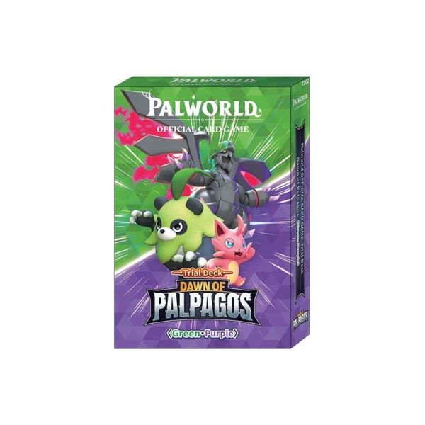 Palworld Official Card Game (English) Trial Deck Dawn of Palpagos Green Purple [POCGe-TD02]